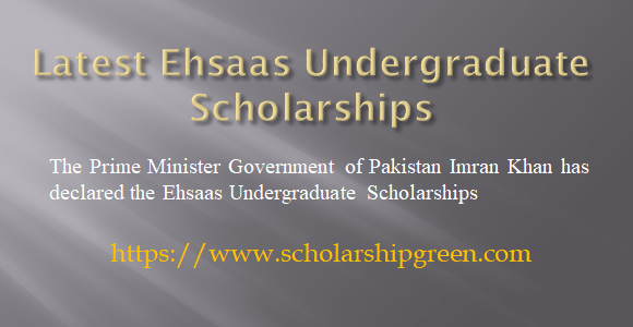 Latest Ehsaas Undergraduate Scholarships